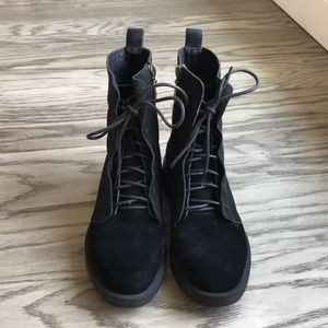 Rudsak genuine leather suede lace up boots size 37, US7